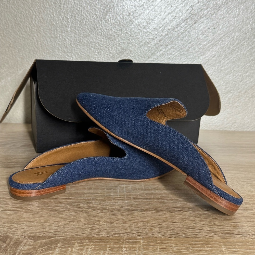 Frye Denim Blue Slip-On Mule Clogs for Women - Picture 5 of 11